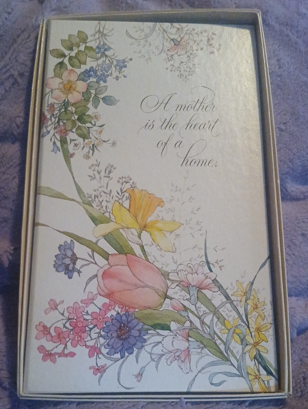 Hallmark Vintage Photo Album 'A Mother Is The Heart Of A Home.' In Original Box